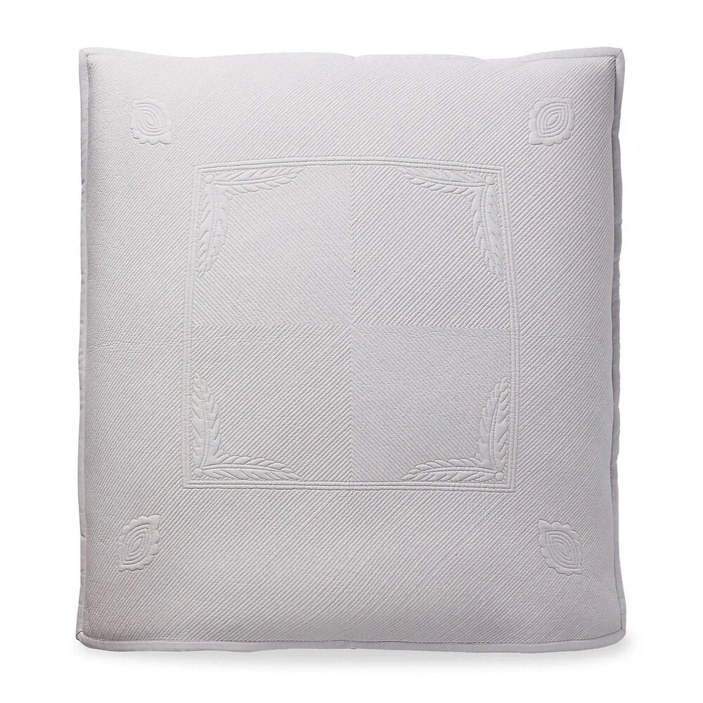 Ralph Lauren Home Genevieve Pauline One European Sham Gray 26 x 26 in